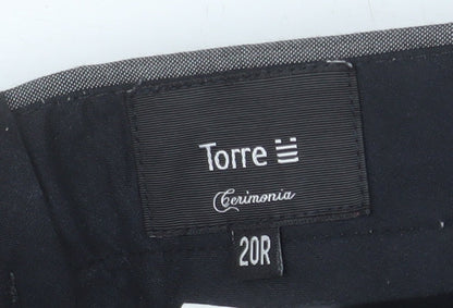 Boys UK Size 20 Years Torre Regular Fit Dress Pants Grey Trousers