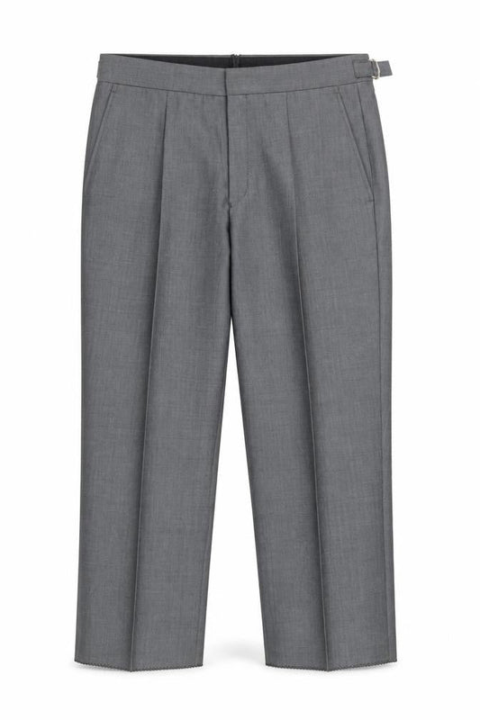 Boys UK Size 28R Torre Regular Fit Dress Pants Grey Trousers