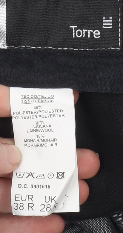 Boys UK Size 28R Torre Regular Fit Dress Pants Grey Trousers