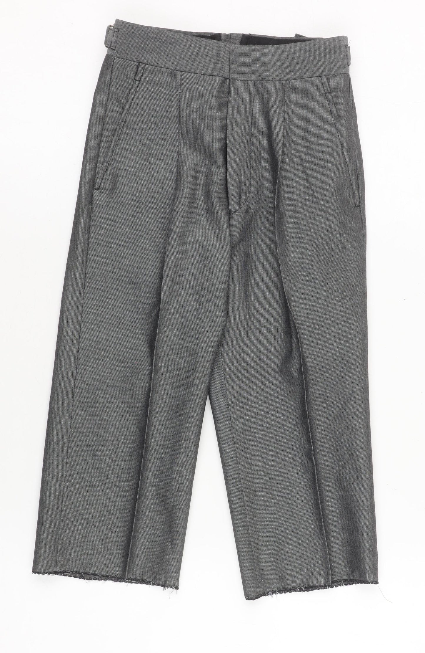 Boys UK Size 20R Torre Regular Fit Dress Pants Grey Trousers