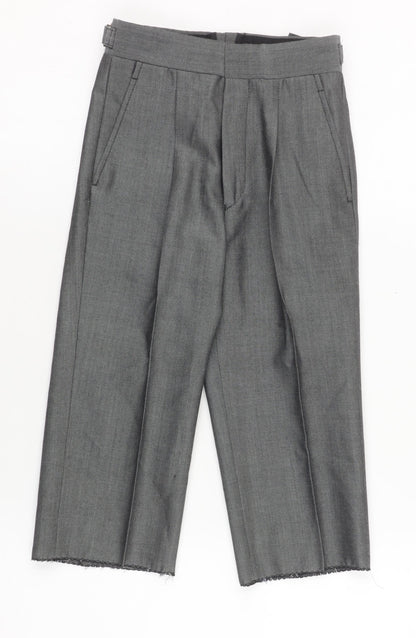 Boys UK Size 20R Torre Regular Fit Dress Pants Grey Trousers