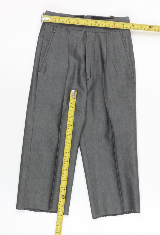 Boys UK Size 20R Torre Regular Fit Dress Pants Grey Trousers