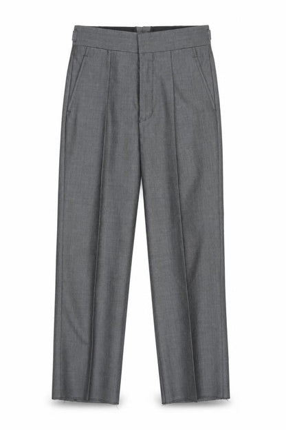 Boys UK Size 22R Torre Classic Fit Dress Pants Grey Trousers