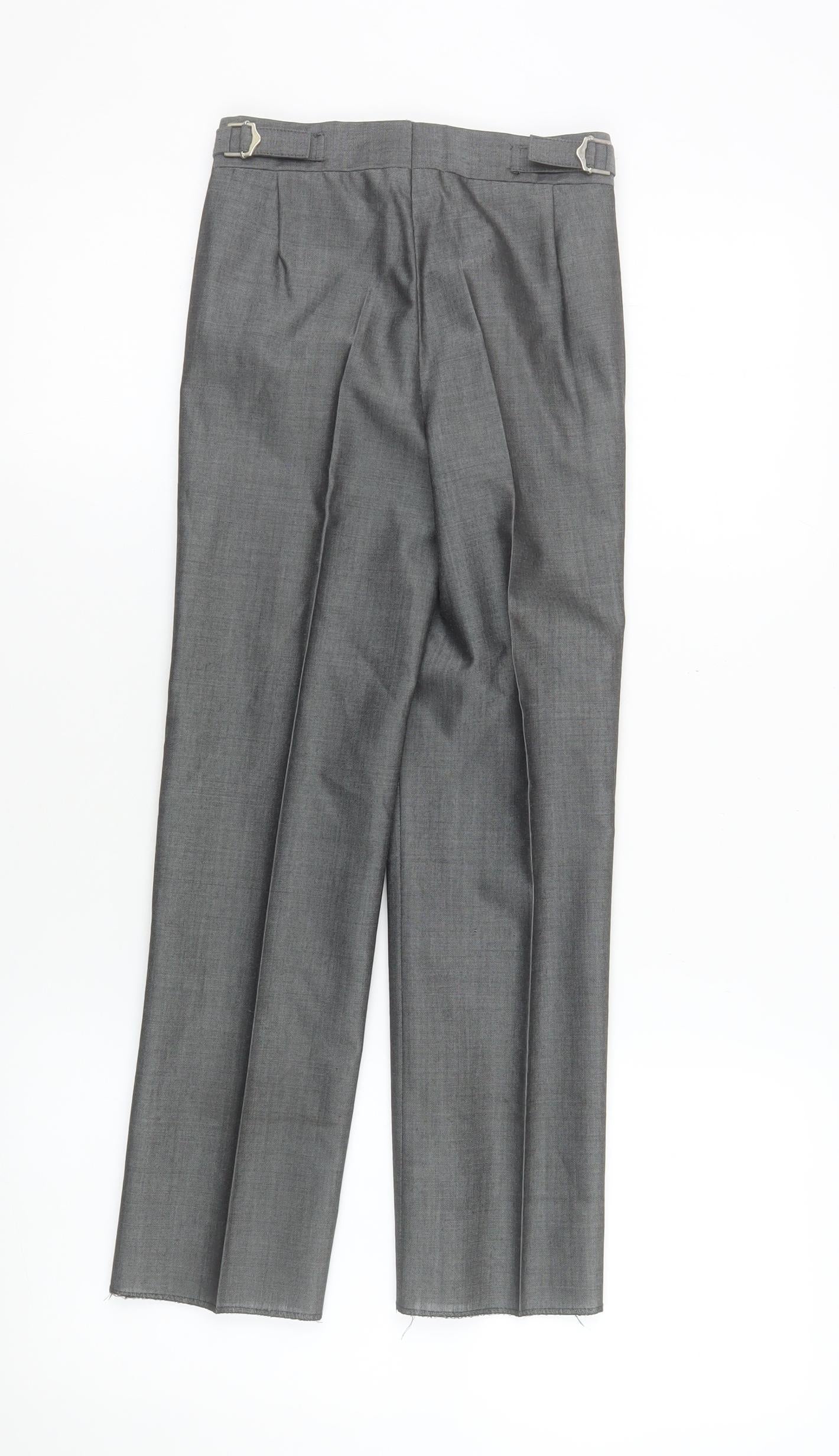 Boys UK Size 22R Torre Classic Fit Dress Pants Grey Trousers