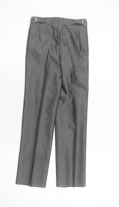 Boys UK Size 22R Torre Classic Fit Dress Pants Grey Trousers
