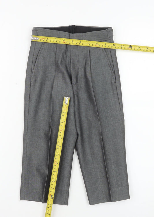 Boys UK Size 20R Torre Regular Fit Dress Pants Grey Trousers