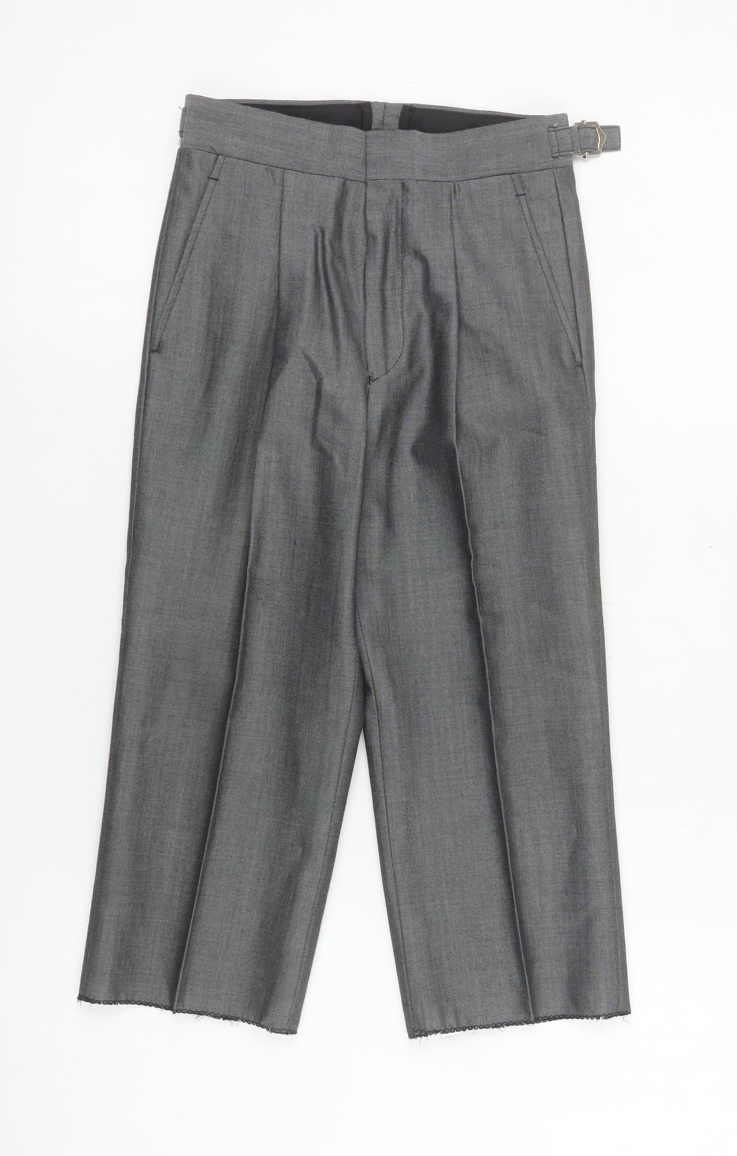 Boys UK Size 22R Torre Cerimonia Regular Fit Dress Pants Grey Trousers