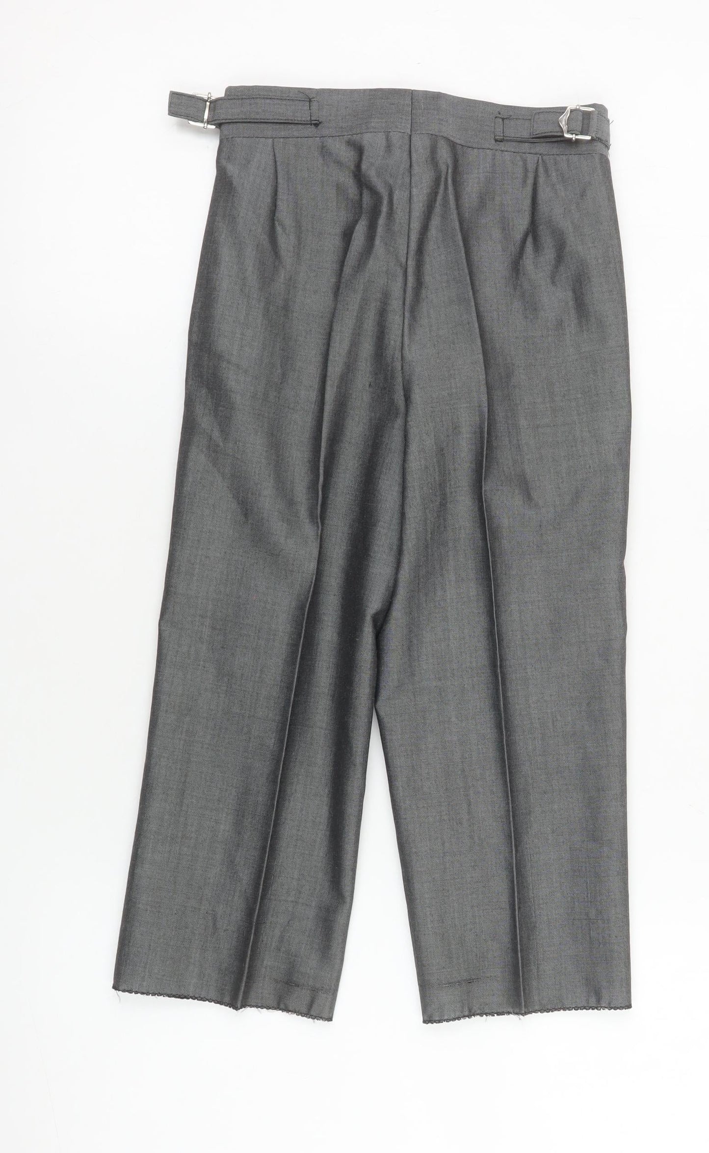 Boys UK Size 22R Torre Cerimonia Regular Fit Dress Pants Grey Trousers
