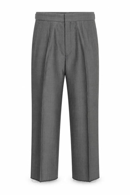 Boys UK Size 24 in Torre Regular Fit Dress Pants Grey Trousers