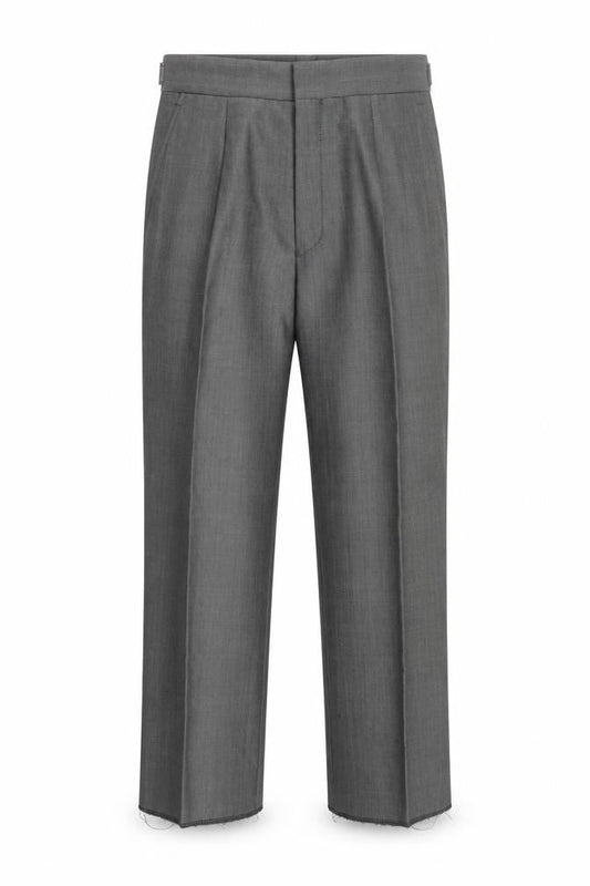Boys UK Size 24 in Torre Regular Fit Dress Pants Grey Trousers