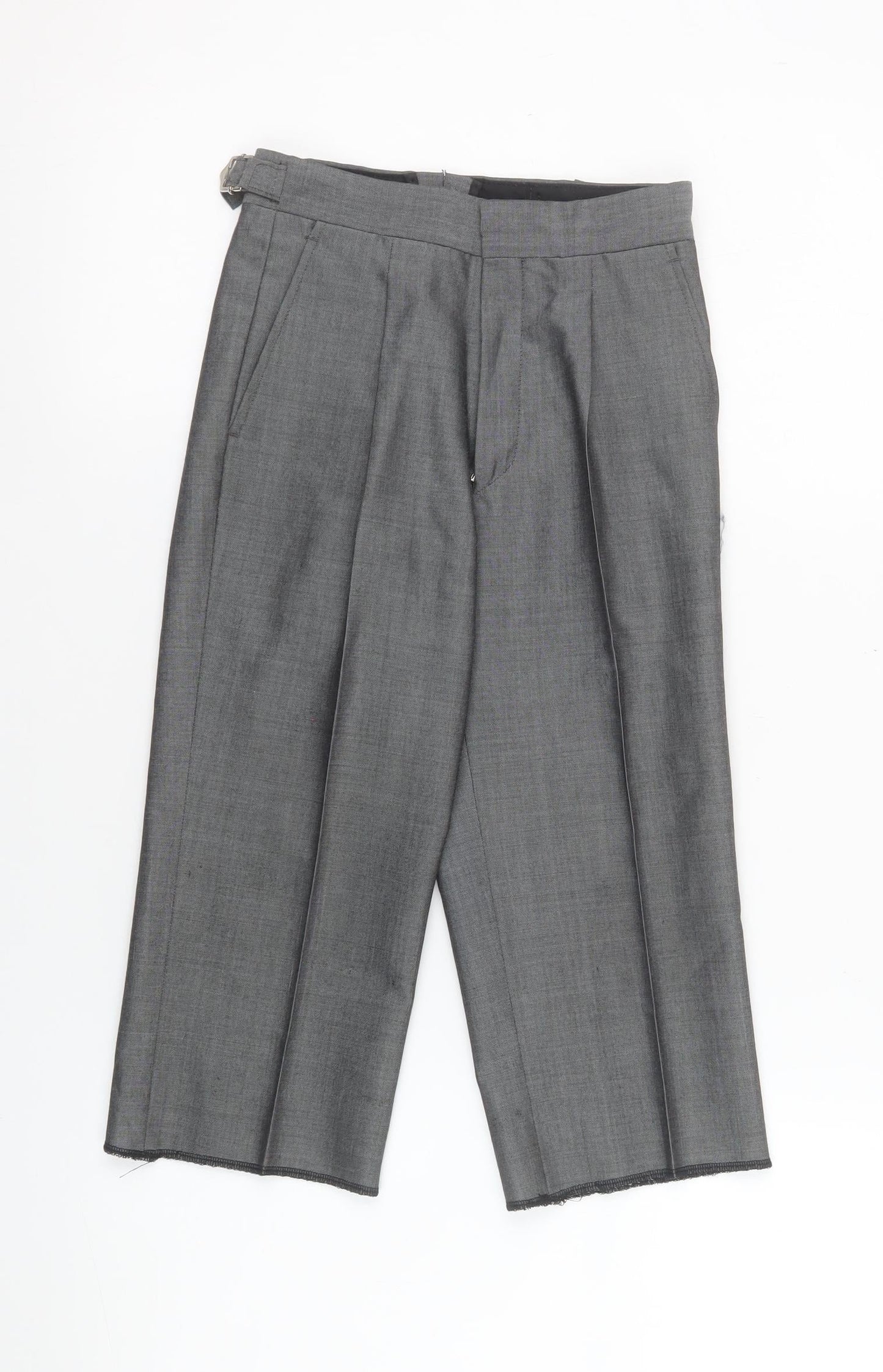 Boys UK Size 4 Years Torre Regular Fit Dress Pants Grey Trousers
