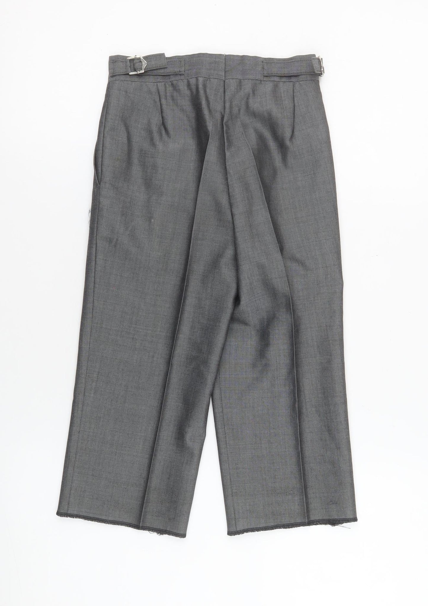 Boys UK Size 4 Years Torre Regular Fit Dress Pants Grey Trousers
