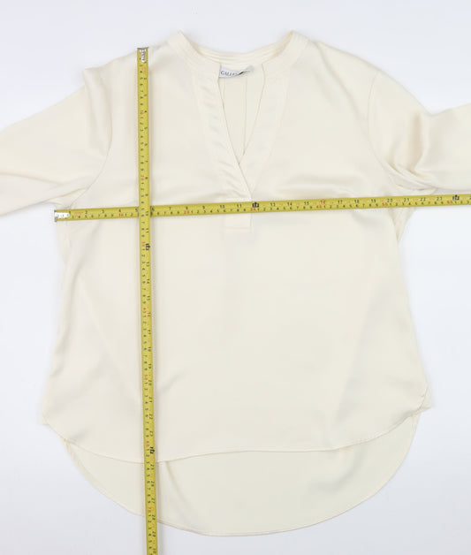 Womens UK Size 14 Gallery Ivory Tunic Blouse