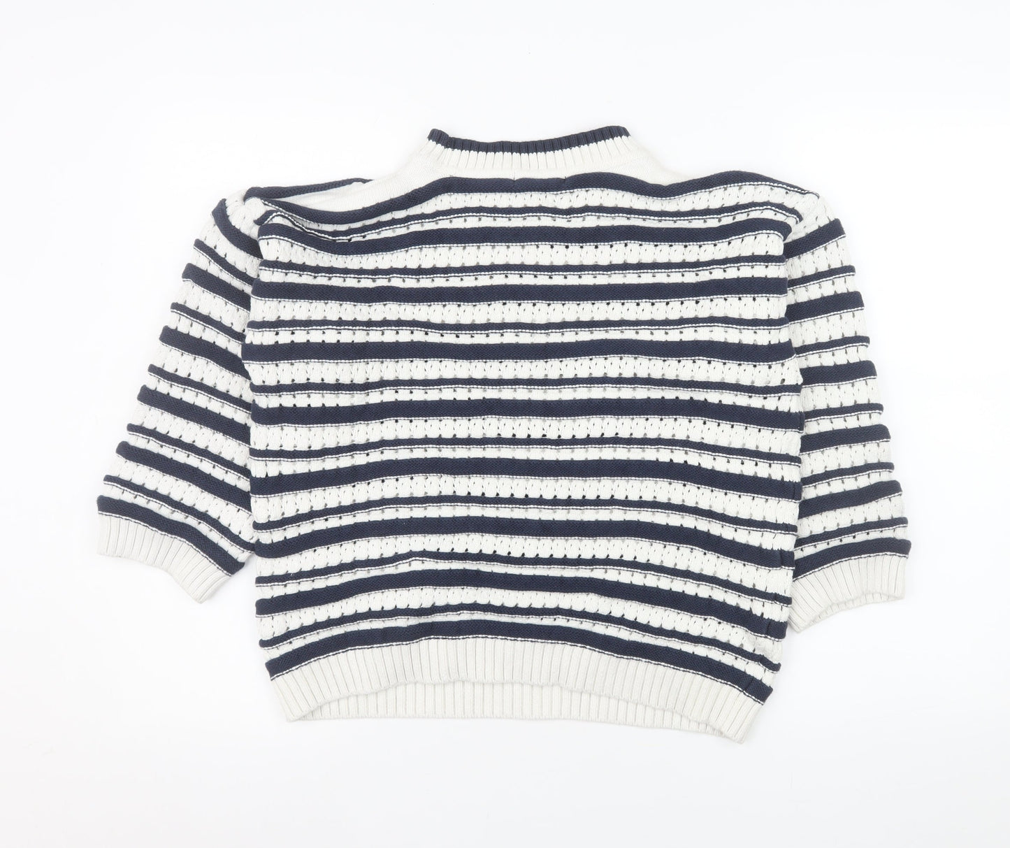 Womens UK Size M F&F White Pullover Jumper