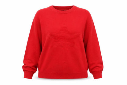 Womens UK Size L Kelly & Grace Red Pullover Jumper