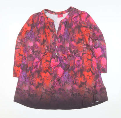 Womens UK Size M Together Multicoloured Tunic Blouse