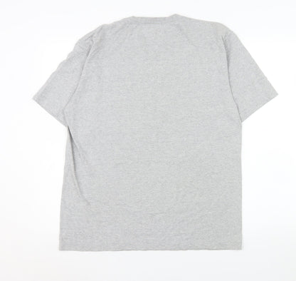 Mens UK Size M Dallas Cowboys Authentic Grey  T-Shirt