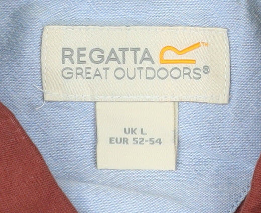Mens UK Size L Regatta Great Outdoors 100% Cotton Polo Shirt