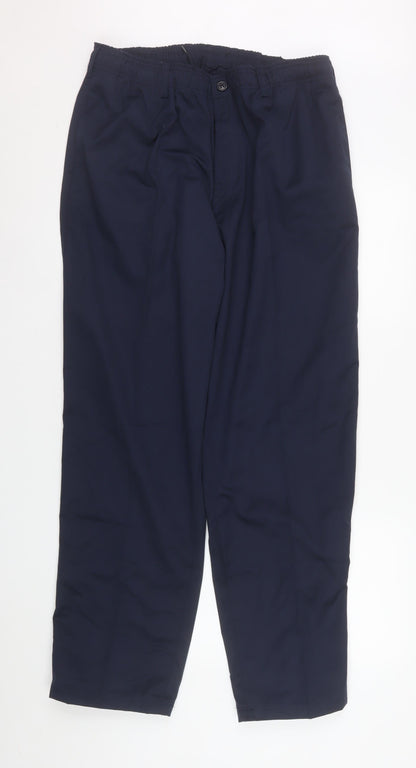 Mens UK Size 40R Champion Regular Fit Chino Blue Trousers