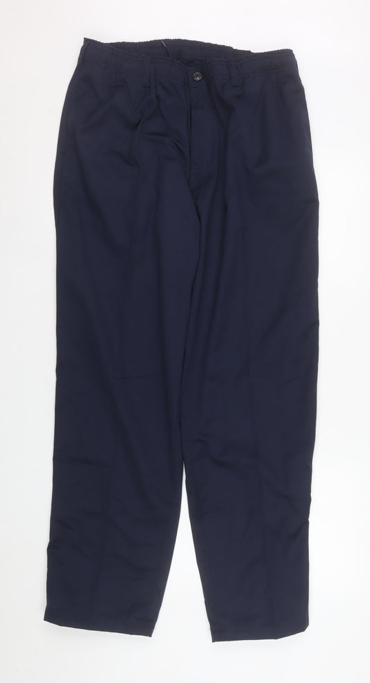 Mens UK Size 40R Champion Regular Fit Chino Blue Trousers