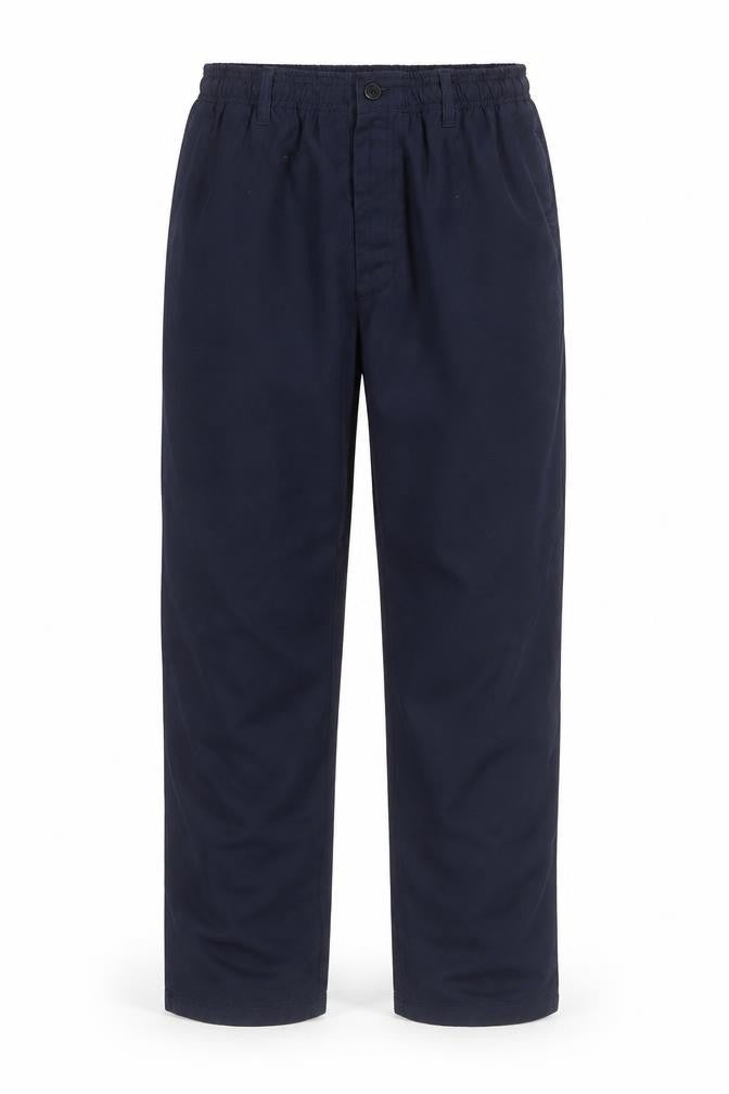Mens UK Size 40R Champion Regular Fit Casual Workwear Travel Blue Trousers