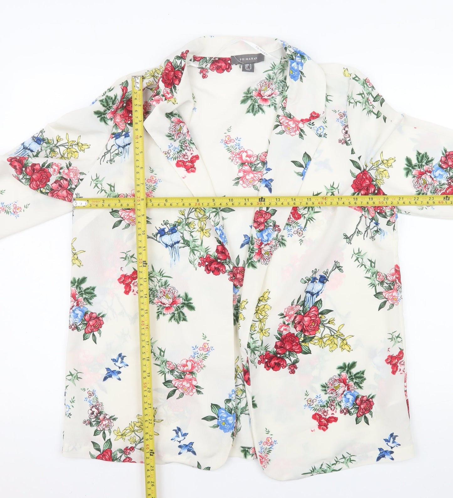 Womens UK Size 16 Primark Multicoloured Kimono Blouse