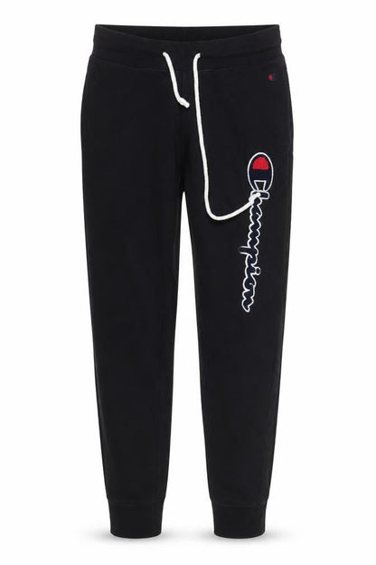 Mens UK Size S Champion Regular Fit Jogger Black Trousers