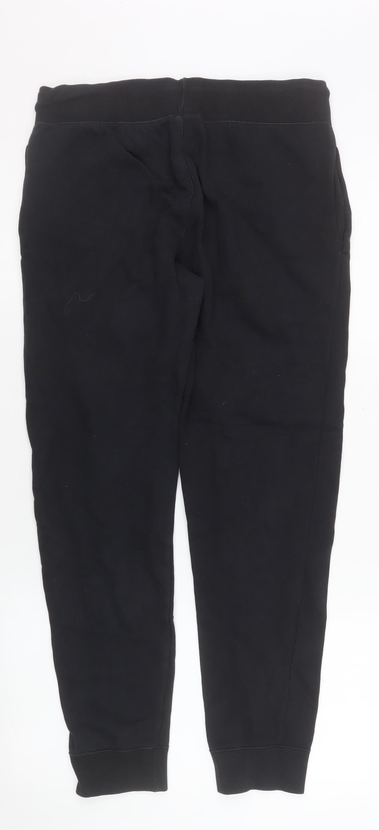 Mens UK Size S Champion Regular Fit Jogger Black Trousers
