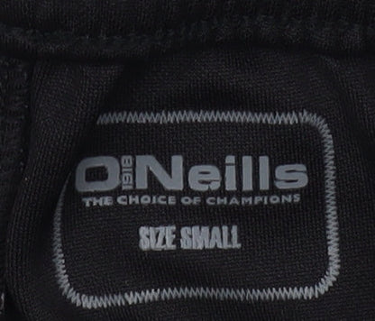Mens UK Size S O'Neills Slim Fit Track Pants Black Trousers