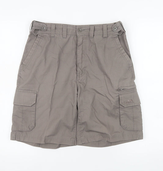 Mens UK Size S Trespass Regular Fit Cargo Shorts
