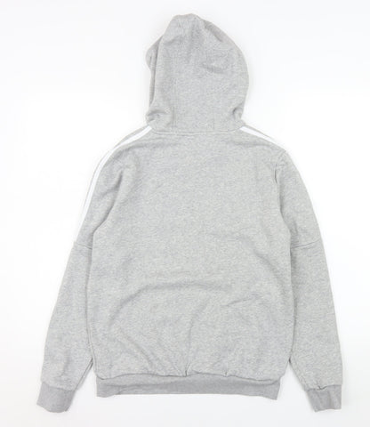 Girls UK Size 13-14 Years adidas Grey Pullover Hoodie