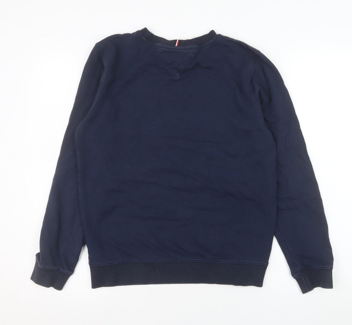 Teens UK Size 164 Tommy Hilfiger Blue Pullover Sweatshirt
