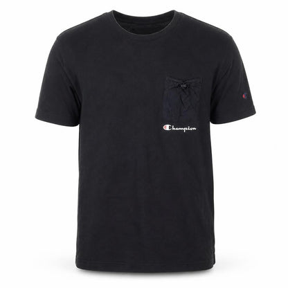 Mens UK Size S Champion Black  T-Shirt