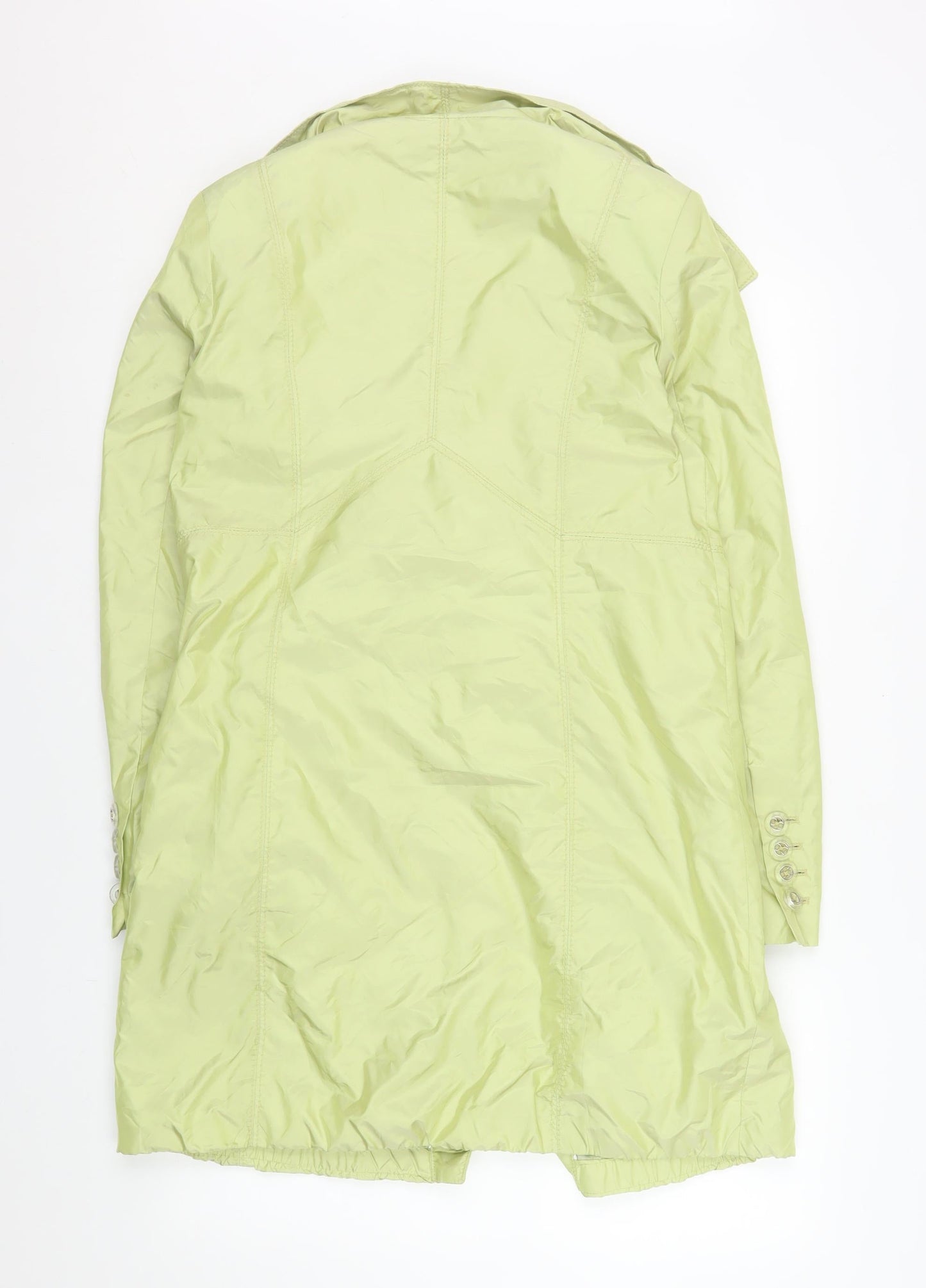 Womens UK Size 14 Damo Amsterdam Green Trench Coat