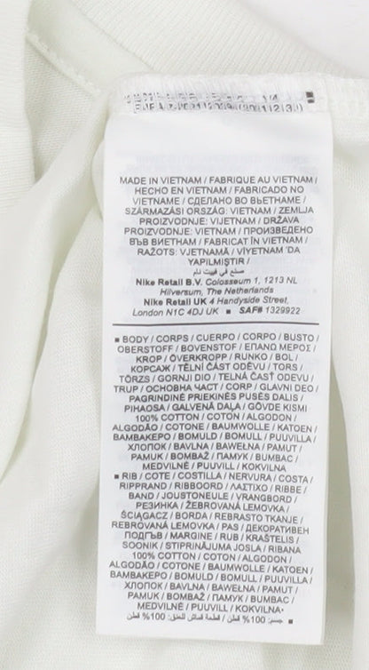 Mens UK Size XS Nike White  T-Shirt
