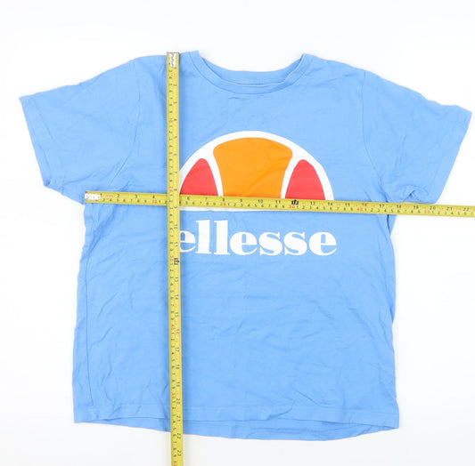 Girls UK Size 13-14 Years ellesse Blue Basic T-Shirt