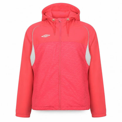 Womens UK Size 14 Umbro Pink Windbreaker Coat