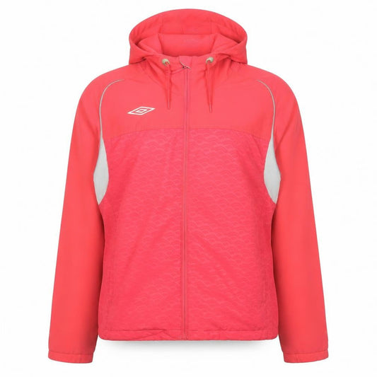 Womens UK Size 14 Umbro Pink Windbreaker Coat