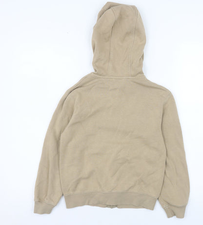 Girls UK Size 8-9 Years Nike Beige Basic Jacket