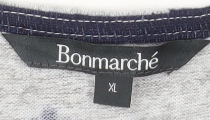 Womens UK Size XL Bonmarché Blue Jersey T-Shirt