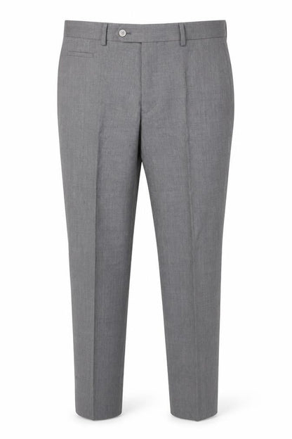 Mens UK Size 34S Remus Uomo Slim Fit Dress Pants Grey Trousers