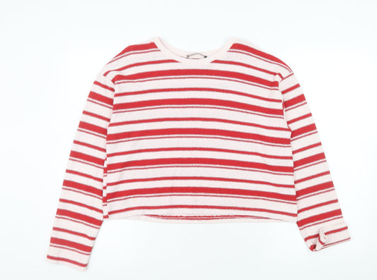 Womens UK Size M Zara Red Pullover Jumper