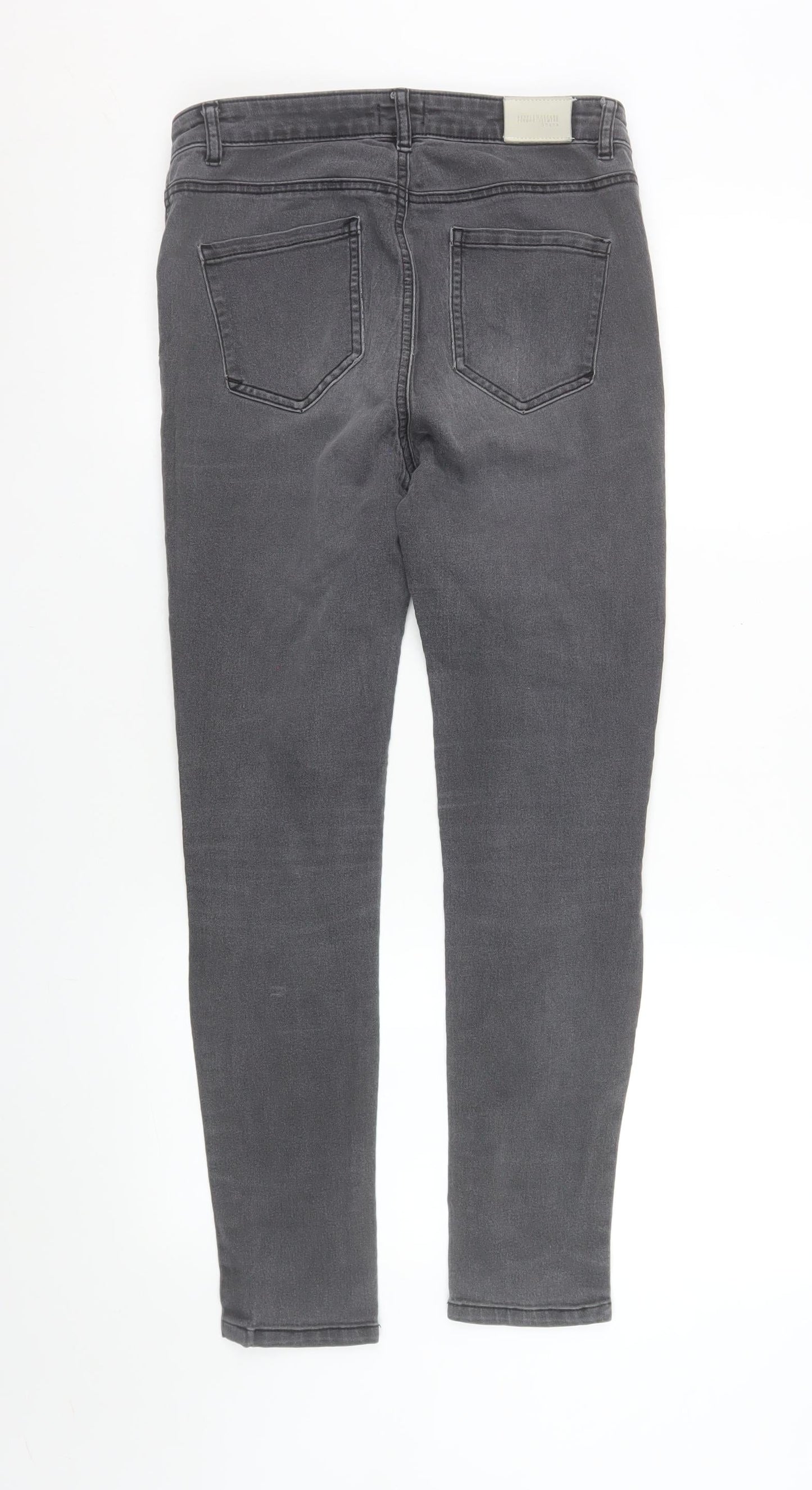 Womens UK Size 12 Shana Slim Fit Skinny Grey Jeans
