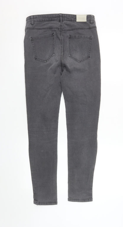 Womens UK Size 12 Shana Slim Fit Skinny Grey Jeans