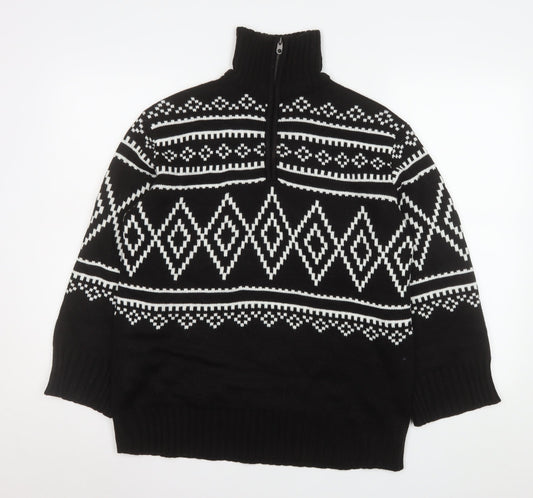 Mens UK Size S H&M Black Pullover Sweatshirt