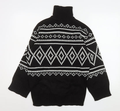 Mens UK Size S H&M Black Pullover Sweatshirt
