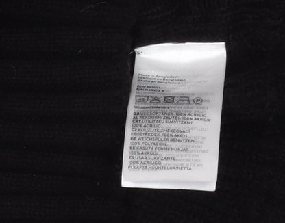 Mens UK Size S H&M Black Pullover Sweatshirt
