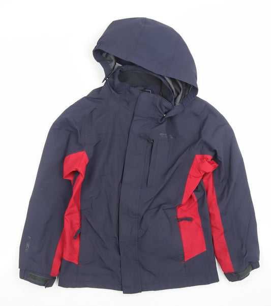 Boys UK Size 9-10 Years Mountain Warehouse Blue 3-in-1 Jacket