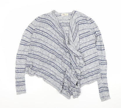 Womens UK Size XS Hollister Blue Cardigan Jumper