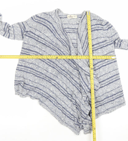 Womens UK Size XS Hollister Blue Cardigan Jumper